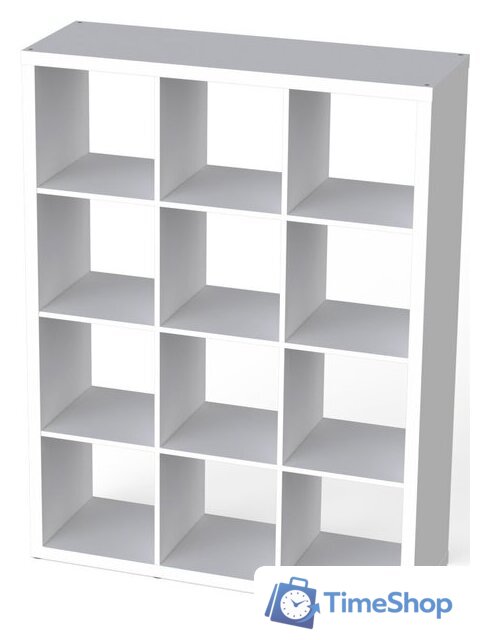 Стеллаж Mio Tesoro Фора 12 (белый) - Изображение №1 — Интернет-магазин Time-Shop