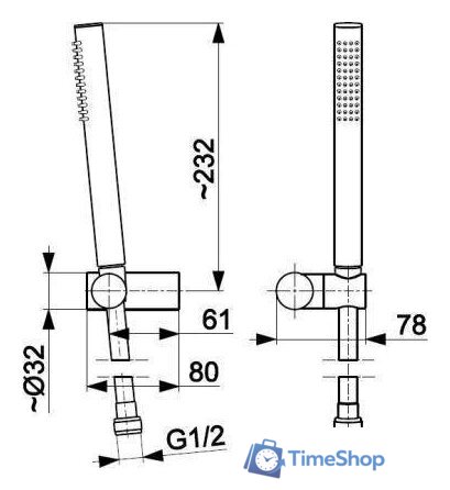 Душевой гарнитур  Armatura Moza Premium 841-225-00 - Изображение №2 — Интернет-магазин Time-Shop