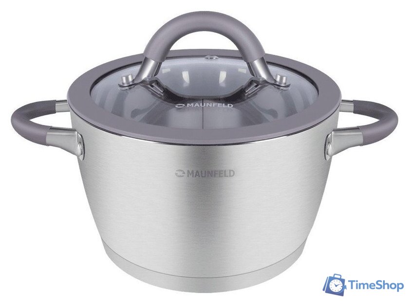 Кастрюля MAUNFELD Leona MF40LN01CR - Изображение №1 — Интернет-магазин Time-Shop