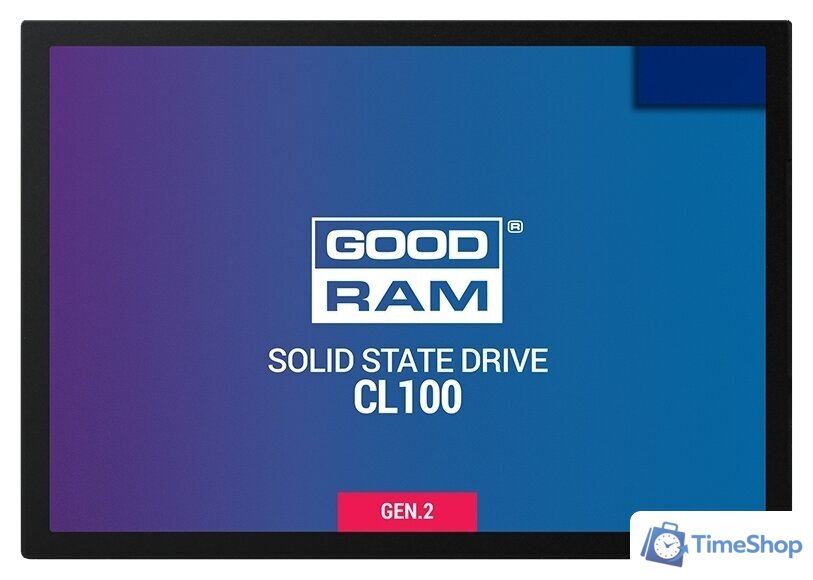 SSD GOODRAM CL100 Gen. 2 480GB SSDPR-CL100-480-G2 - Изображение №1 — Интернет-магазин Time-Shop