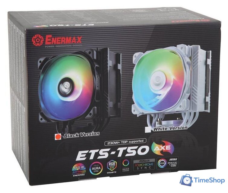 Кулер для процессора Enermax ETS-T50 AXE ARGB ETS-T50A-BK-ARGB - Изображение №7 — Интернет-магазин Time-Shop
