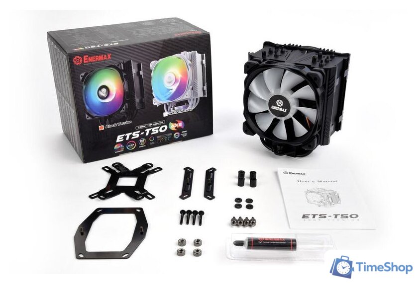 Кулер для процессора Enermax ETS-T50 AXE ARGB ETS-T50A-BK-ARGB - Изображение №6 — Интернет-магазин Time-Shop