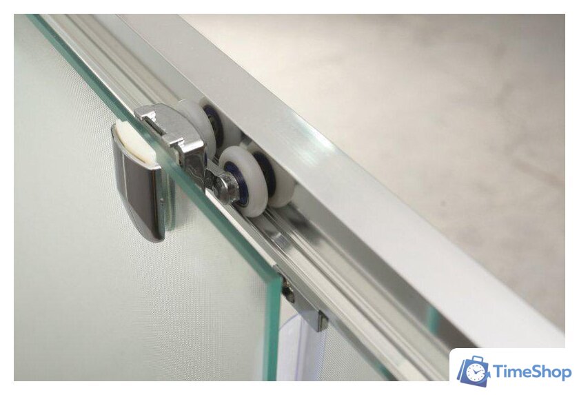 Душевой уголок BelBagno UNIQUE-AH-2-100/115-75/90-P-Cr (рифленое стекло) - Изображение №4 — Интернет-магазин Time-Shop