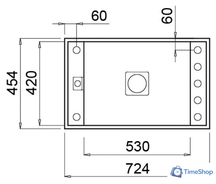 Кухонная мойка Elleci Value 130 Undermount Black 86 - Изображение №2 — Интернет-магазин Time-Shop