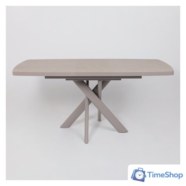 Кухонный стол Мамадома Leonel-130 раздвижной 130-165х85 (бежевый камень-hpl/капучино) - Изображение №22 — Интернет-магазин Time-Shop