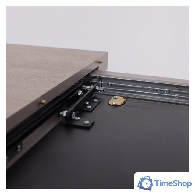 Кухонный стол Мамадома Leonel-130 раздвижной 130-165х85 (бежевый камень-hpl/капучино) - Изображение №16 — Интернет-магазин Time-Shop