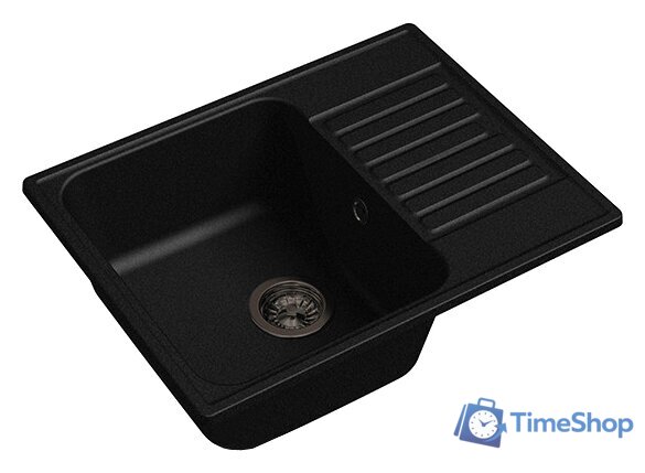 Кухонная мойка GranFest QUARZ Z-13 (черный) - Изображение №1 — Интернет-магазин Time-Shop