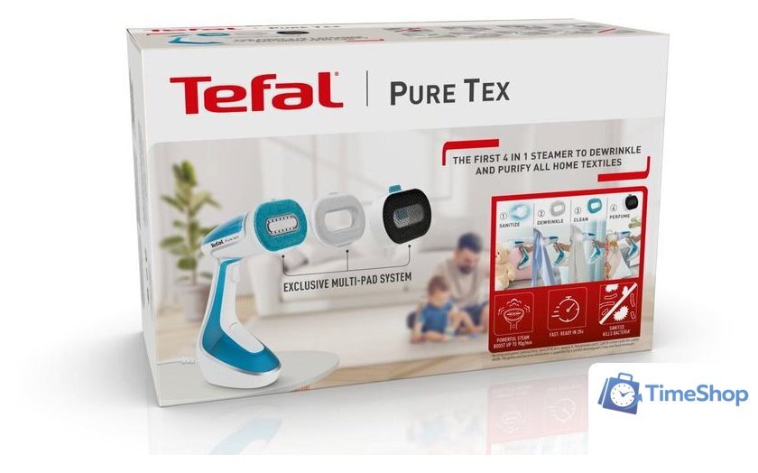 Отпариватель Tefal Pure Tex DT9530E1 - Изображение №7 — Интернет-магазин Time-Shop