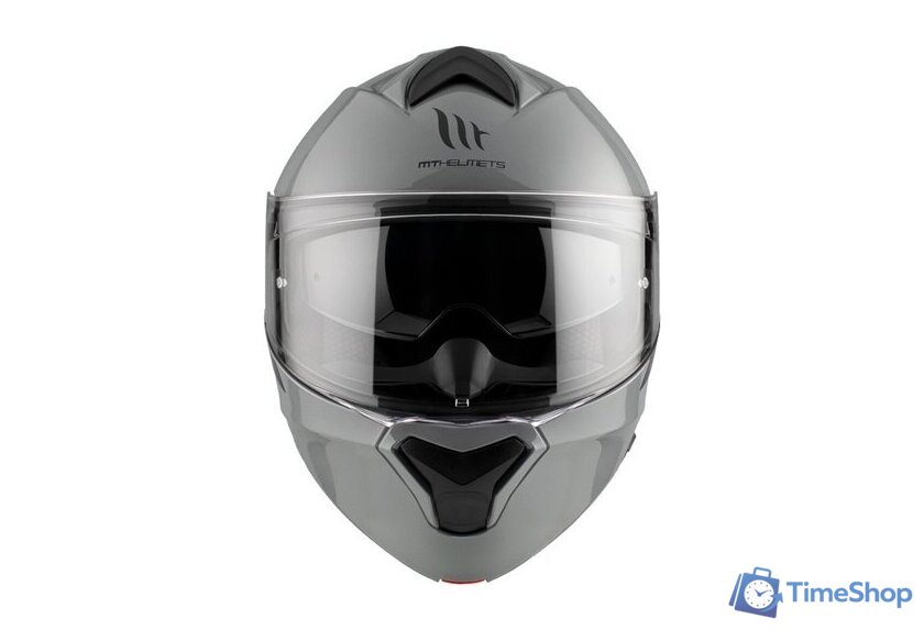 Мотошлем MT Helmets Genesis SV Solid A12 (M, серый глянцевый) - Изображение №3 — Интернет-магазин Time-Shop