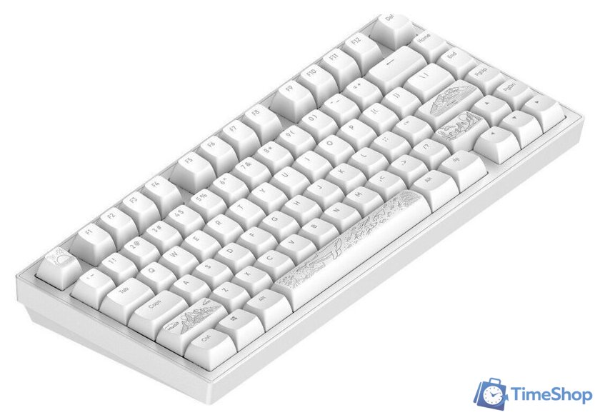 Клавиатура Dark Project ALU81A Terra Nostra White (g3ms Moonstone) - Изображение №3 — Интернет-магазин Time-Shop