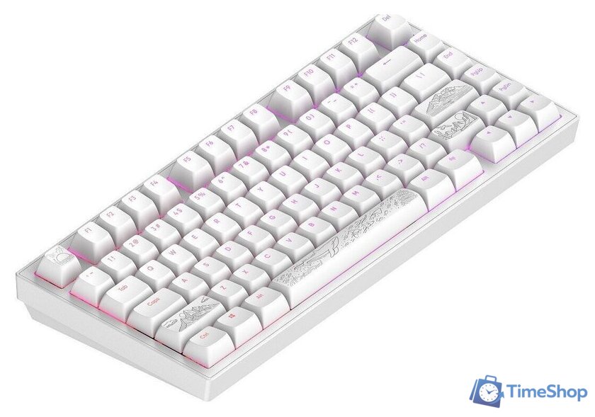 Клавиатура Dark Project ALU81A Terra Nostra White (g3ms Moonstone) - Изображение №4 — Интернет-магазин Time-Shop