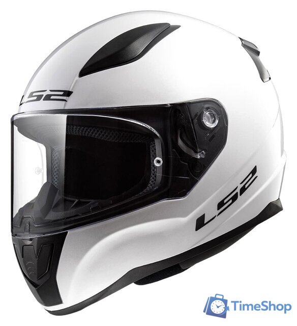 Мотошлем LS2 FF353 Rapid Solid (XS, white) - Изображение №1 — Интернет-магазин Time-Shop