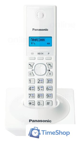 Радиотелефон Panasonic KX-TG1711RUW - Изображение №2 — Интернет-магазин Time-Shop
