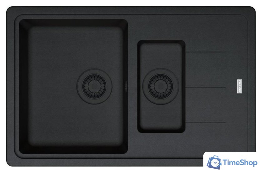 Кухонная мойка Franke Basis BFG 651-78 114.0693.555 (матовый черный) - Изображение №1 — Интернет-магазин Time-Shop