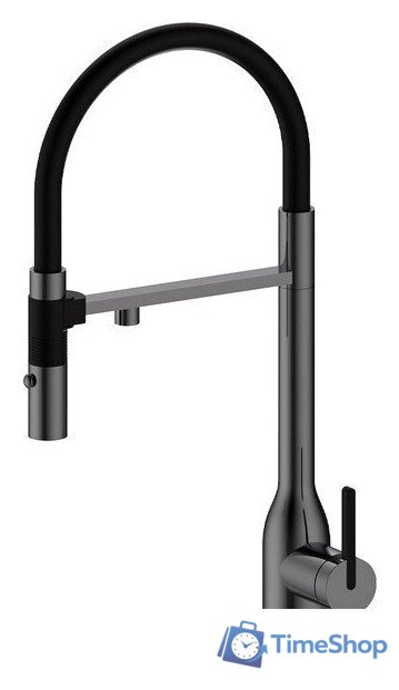 Смеситель Paulmark Magneto One Ma213188-GM (черный/вороненая сталь) - Изображение №1 — Интернет-магазин Time-Shop