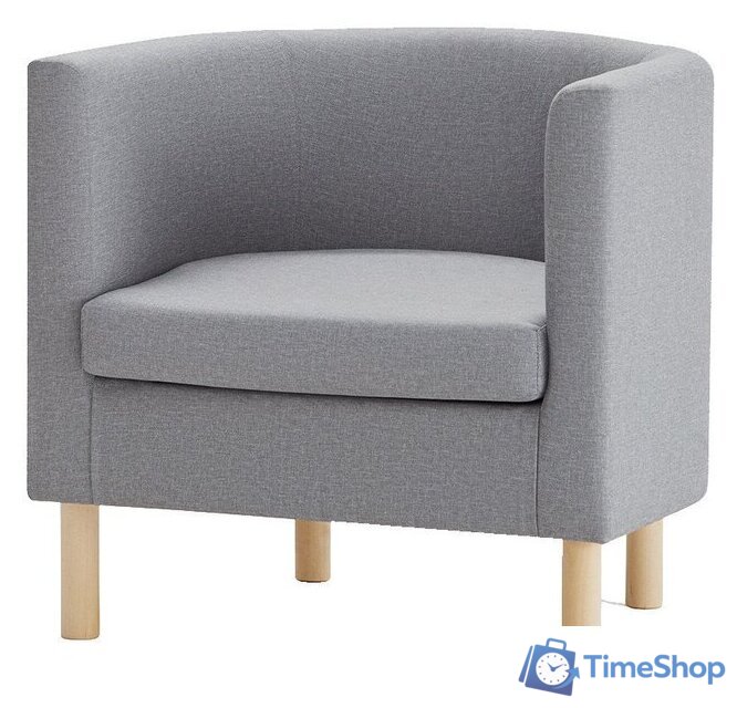 Интерьерное кресло Mio Tesoro Агата 351 (серый 1174) - Изображение №6 — Интернет-магазин Time-Shop