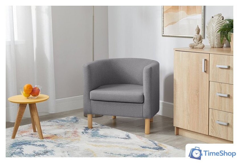 Интерьерное кресло Mio Tesoro Агата 351 (серый 1174) - Изображение №14 — Интернет-магазин Time-Shop