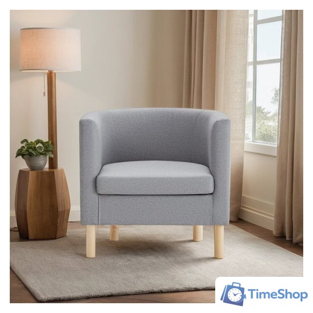 Интерьерное кресло Mio Tesoro Агата 351 (серый 1174) - Изображение №5 — Интернет-магазин Time-Shop