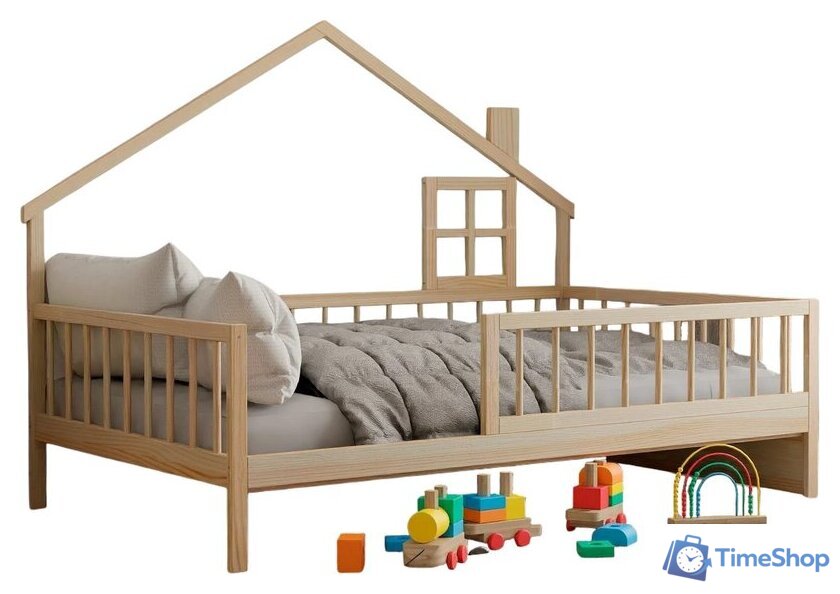 Кровать-домик Диприз Loki 120х200 Д.80063.2 (без отделки) - Изображение №1 — Интернет-магазин Time-Shop