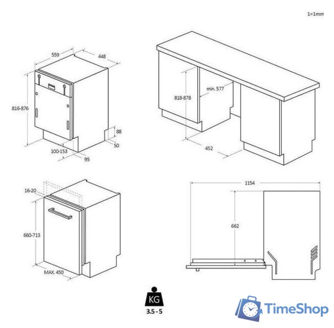 Встраиваемая посудомоечная машина Haier XI0C3TB3FB - Изображение №10 — Интернет-магазин Time-Shop