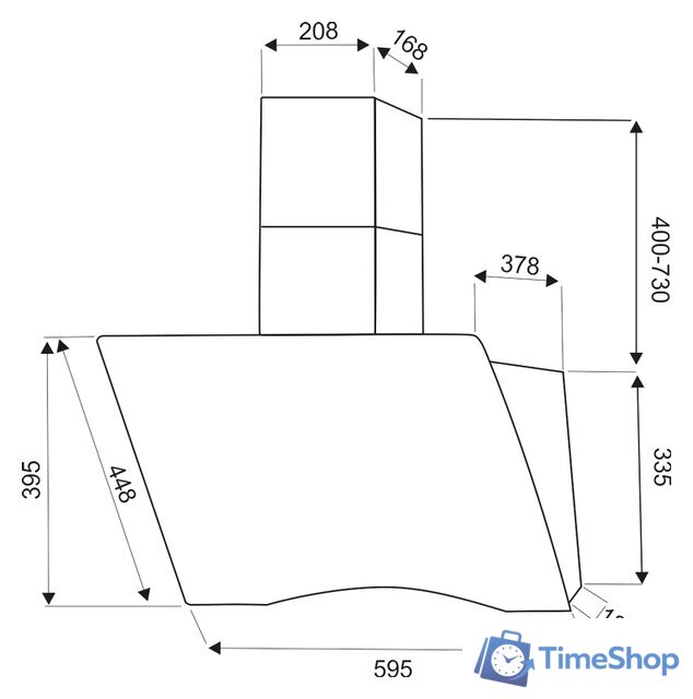 Кухонная вытяжка Exiteq EX-1116 (черный) - Изображение №7 — Интернет-магазин Time-Shop