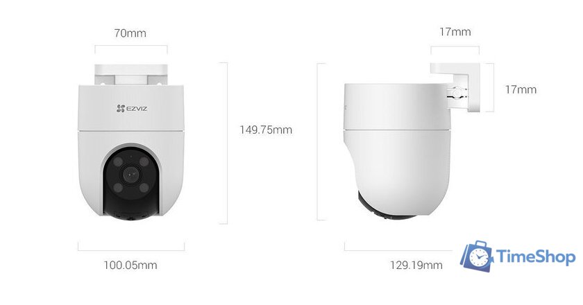 IP-камера Ezviz H8c 2K (4 мм) - Изображение №2 — Интернет-магазин Time-Shop