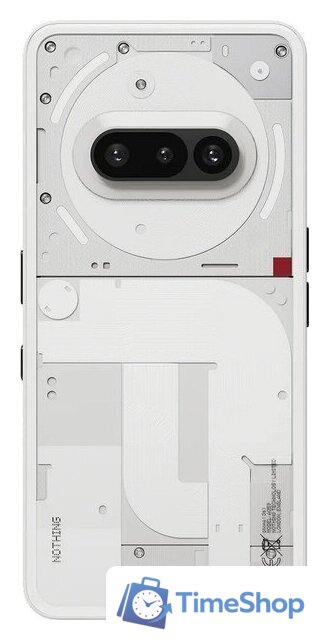 Телефон Nothing Phone (3a) 8GB/128GB (белый) - Изображение №4 — Интернет-магазин Time-Shop