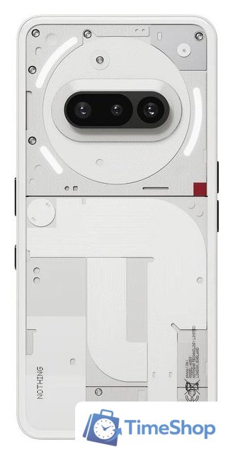 Телефон Nothing Phone (3a) 8GB/128GB (белый) - Изображение №3 — Интернет-магазин Time-Shop