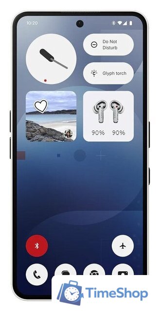 Телефон Nothing Phone (3a) 8GB/128GB (белый) - Изображение №2 — Интернет-магазин Time-Shop