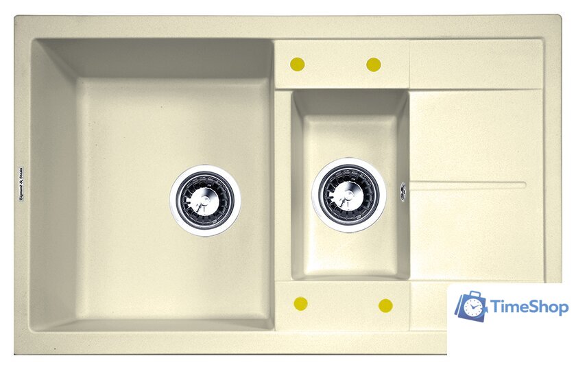 Кухонная мойка Zigmund & Shtain Rechteck 780.2 (молодое шампанское) - Изображение №1 — Интернет-магазин Time-Shop