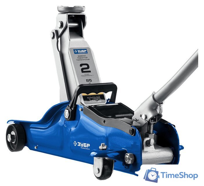 Подкатной домкрат Зубр Профи 43056-2-К 2т - Изображение №2 — Интернет-магазин Time-Shop