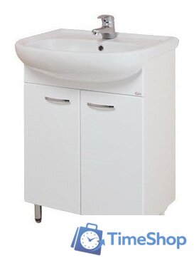  Onika Тумба под умывальник Коралл 60.10 (белый) [106001] - Изображение №1 — Интернет-магазин Time-Shop