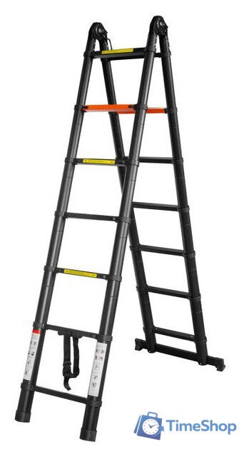 Лестница-трансформер RockForce RF-UP220-M (2x7 ступеней) - Изображение №1 — Интернет-магазин Time-Shop