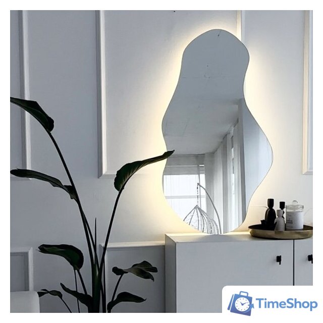 Зеркало EMZE 63x100 LED.NF.63.110.SW.4K (с подсветкой) - Изображение №2 — Интернет-магазин Time-Shop