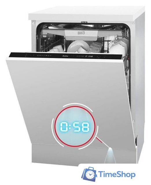 Встраиваемая посудомоечная машина Amica DIM66B7ELOIT - Изображение №4 — Интернет-магазин Time-Shop