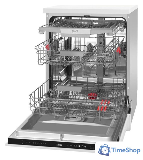 Встраиваемая посудомоечная машина Amica DIM66B7ELOIT - Изображение №6 — Интернет-магазин Time-Shop