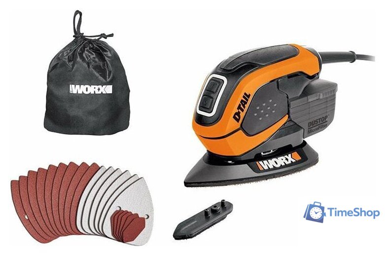 Виброшлифмашина Worx WX648 - Изображение №3 — Интернет-магазин Time-Shop