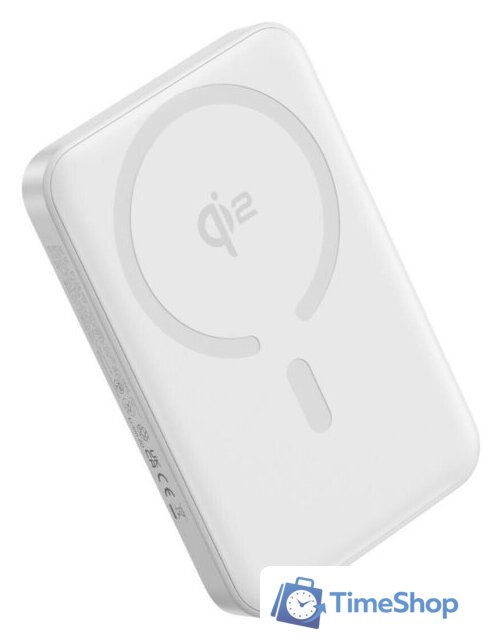Внешний аккумулятор Baseus EnerFill FM12 Qi2 Magnetic Power Bank 22.5W 10000mAh (белый) - Изображение №2 — Интернет-магазин Time-Shop