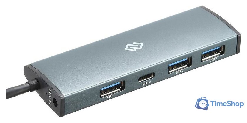 USB-хаб Digma HUB-3U3.0С-UC-G - Изображение №1 — Интернет-магазин Time-Shop