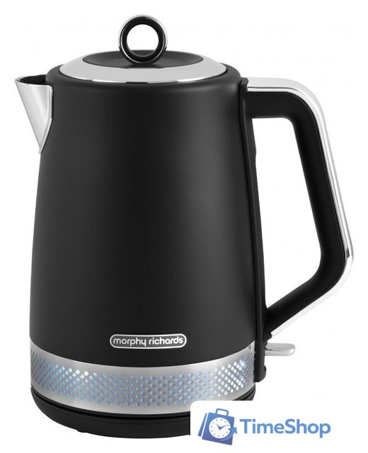 Электрический чайник Morphy Richards Illuminated Black 108020 - Изображение №1 — Интернет-магазин Time-Shop