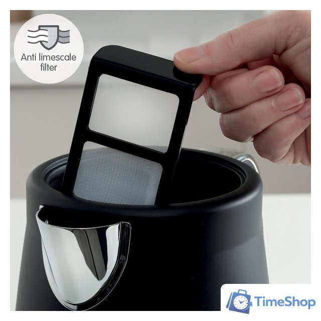 Электрический чайник Morphy Richards Illuminated Black 108020 - Изображение №4 — Интернет-магазин Time-Shop