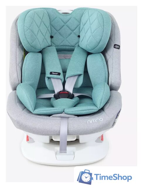 Детское автокресло Rant Nitro Isofix UB619 (серый/мятный) - Изображение №16 — Интернет-магазин Time-Shop