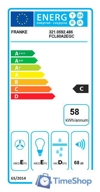 Кухонная вытяжка Franke Country Wood FCL 60 A2 321.0592.486 (белый) - Изображение №3 — Интернет-магазин Time-Shop