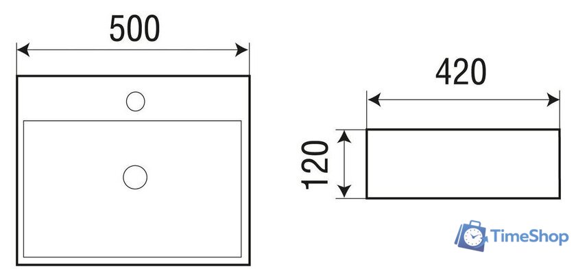 Умывальник WeltWasser Elbach 21733 MB - Изображение №4 — Интернет-магазин Time-Shop
