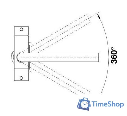 Смеситель Blanco Fontas II (черный) - Изображение №4 — Интернет-магазин Time-Shop