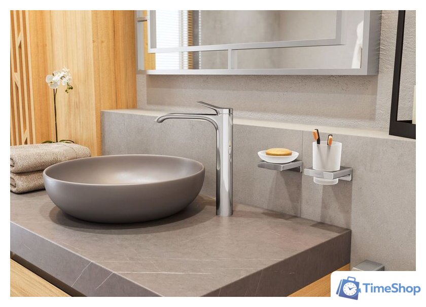 Держатель для полотенца Hansgrohe AddStoris 41747000 - Изображение №4 — Интернет-магазин Time-Shop