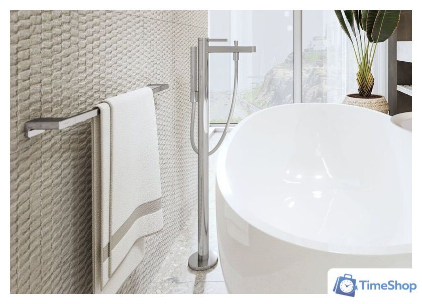 Держатель для полотенца Hansgrohe AddStoris 41747000 - Изображение №2 — Интернет-магазин Time-Shop