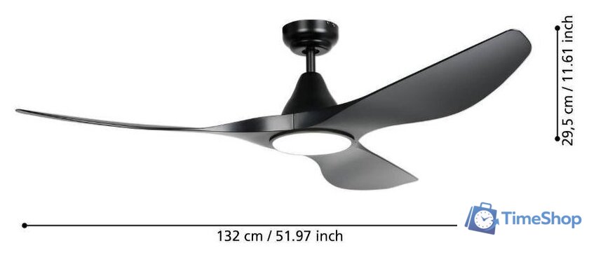 Вентилятор Eglo Portsea 35114 - Изображение №6 — Интернет-магазин Time-Shop