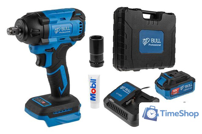 Гайковерт Bull SC 1804 (с 1-м АКБ, кейс) - Изображение №1 — Интернет-магазин Time-Shop