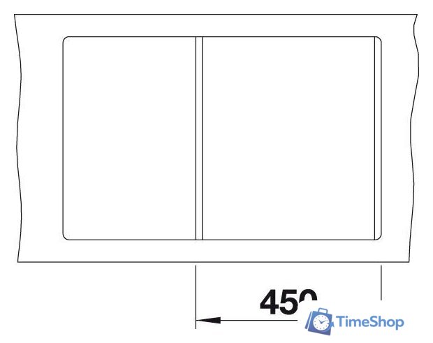 Кухонная мойка Blanco Metra 45 S-F 527290 (вулканический серый) - Изображение №4 — Интернет-магазин Time-Shop